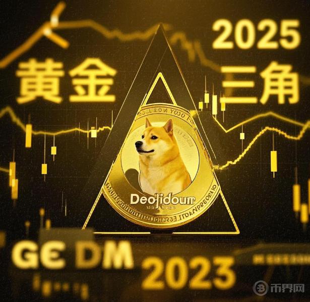 机构投资者的入场信号？狗狗币可能在2025年迎来“黄金三角”价格支撑